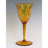 Moser Kristall - Art Deco Scheibenschliff Weinglas/Gläser 18 cm von MerrittRobinsonStore