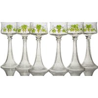 Theresienthal Glas - 6Er Set Roemer/Hock Weingläser Hans Christiansen von MerrittRobinsonStore