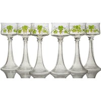 Theresienthal Glas - 6Er Set Roemer/Hock Weingläser Hans Christiansen von MerrittRobinsonStore