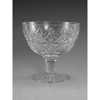 Tudor Kristall - Mruk39-Cut Kurzstämmig Champagner Glas/Gläser 3 3/8" von MerrittRobinsonStore