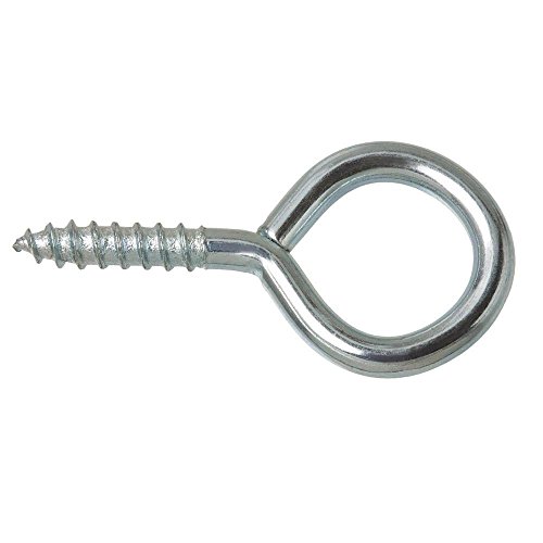 Bulk Hardware BH04741 Ösenschraube, 50 mm, BZP, silberfarben, 5 Stück von Merriway