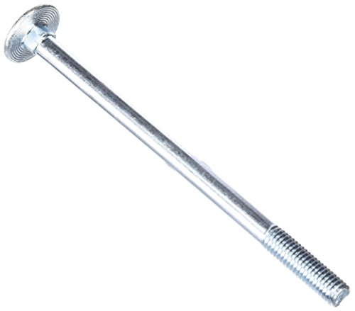 Bulk Hardware BH04827 Flachrundschraube und Mutter, M6 x 100 mm, 25 Stück von Merriway