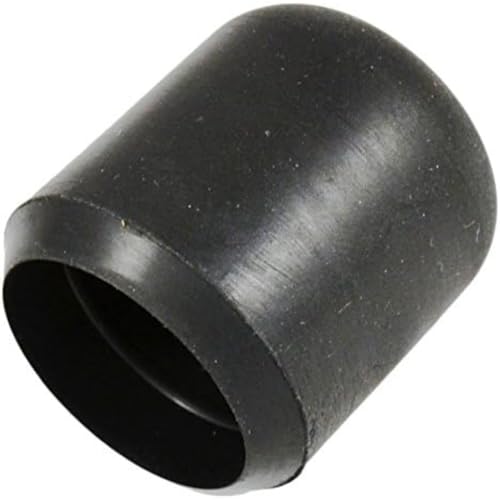 Bulk Hardware Stuhlbeinkappe, bh05806 Gummi Gap Ende Spitze 22 mm (7/20,3 cm) Durchmesser Heavy Duty, schwarz, 8 Stück von Merriway