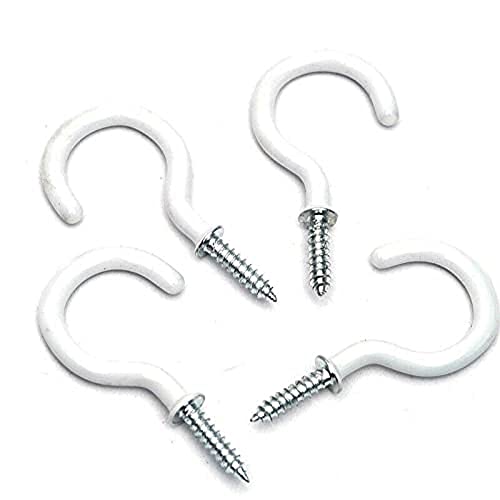 Bulk Hardware bh04765 32 mm mit Haken – Weiß (5 Stück) von Merriway