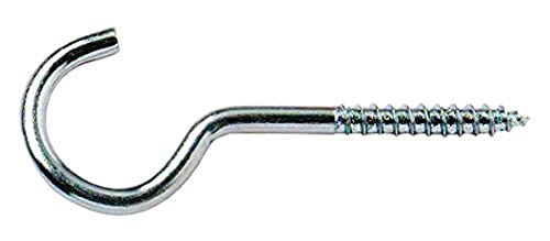 Bulk Hardware bh04777 60 mm BZP Stahl Schraube Haken – Silber (10 Stück) von Merriway