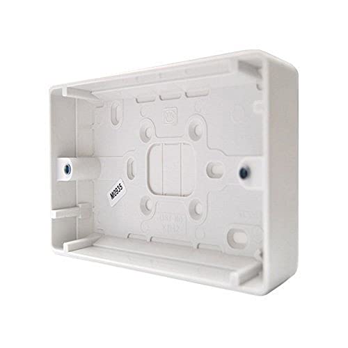 Bulk Hardware bh04933 geformte Lichtschalter Oberfläche Aufputzdosen Objektbereich 25 mm tief, Set von 2 Stück von Merriway