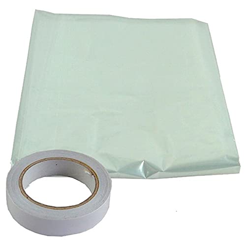 Bulk Hardware bh04946 isolierend Glasur Film geliefert mit doppelseitigem Klebeband, 3 x 1,5 m – weiß von Merriway