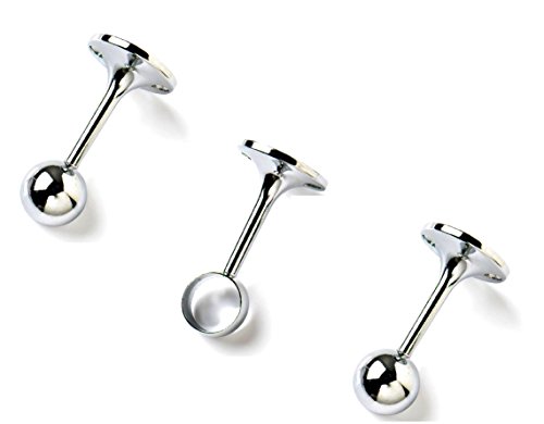 Bulk Hardware bh05076 Handtuchhalter Unterstützung Kit CP 2 x Ende Sockets und 1 x Mittelstütze 25 mm Bulk Hardware bh05076 Handtuchhalter Unterstützung Kit CP 2 x Ende Sockets und 1 x Mittelstütze 25 mm von Merriway
