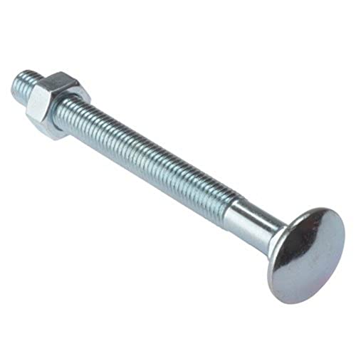 Bulk Hardware bh05114 Schlossschraube & Mutter ZP M10 x 75 mm, Set 4 Stück von Merriway