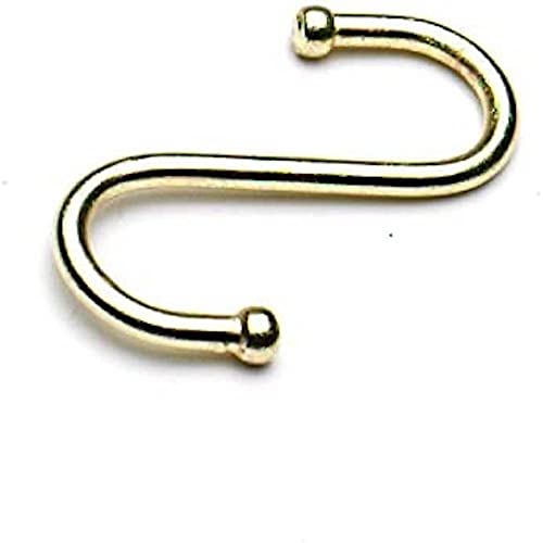 Bulk Hardware bh05330 Küche S-Haken vermessingt 75 mm, Set von 2 Stück von Merriway