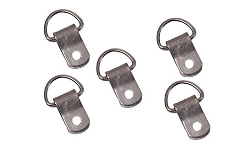Bulk Hardware bh05352 Bilderrahmen zum Aufhängen D-Ring klein vernickelt, Set 100 Stück Bulk Hardware bh05352 Bilderrahmen zum Aufhängen D-Ring klein vernickelt, Set 100 Stück von Merriway