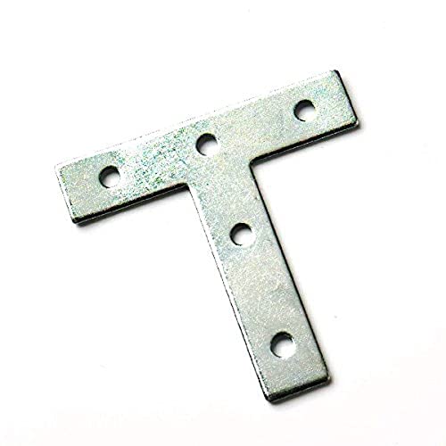 Bulk Hardware bh05370 Repair Bracket Strebenplatte Tee Form BZP 75 mm, Set 4 Stück Bulk Hardware bh05370 Repair Bracket Strebenplatte Tee Form BZP 75 mm, Set 4 Stück von Merriway