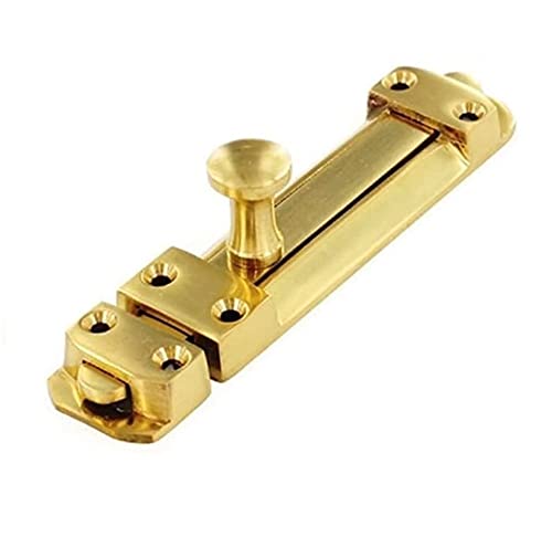 Bulk Hardware bh05885 Tower Oberfläche Slide Türriegel, 100 mm (10,2 cm) – Messing poliert von Merriway