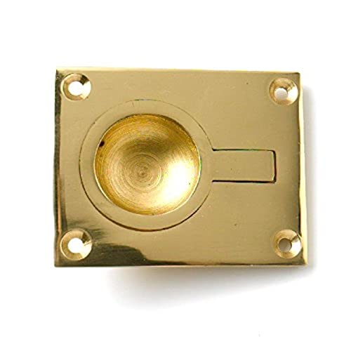Bulk Hardware bh05886 massivem Messing Flush Ring Pull – Kleine von Merriway