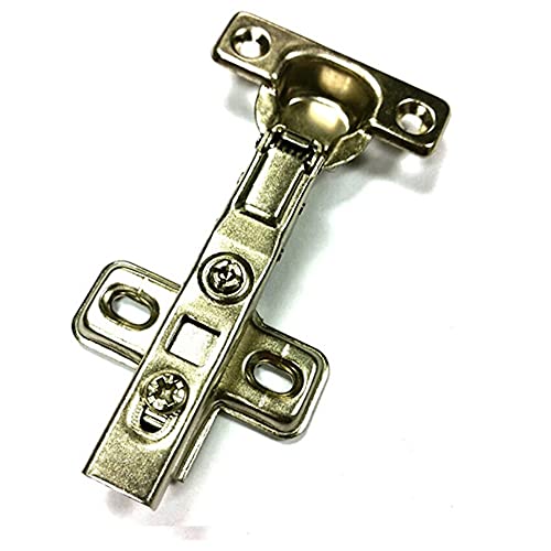 Bulk Hardware bh06009 Kabinett Scharnier 26 mm 95 Grad Soft Close ZP Wechselrahmen Hälfte Overlay, Set von 2 Stück von Merriway