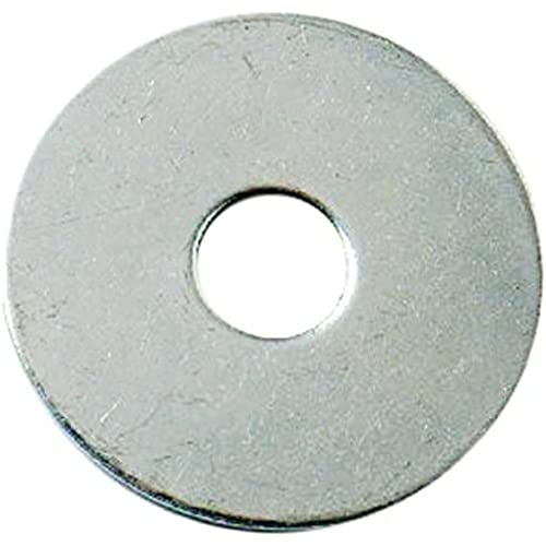 Bulk Hardware bh06107 Penny Schutzblech Fender Waschmaschine 38 mm Durchmesser x 10 mm Loch, Set von 50 Stück von Merriway
