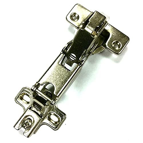 Bulk Hardware bh06228 Kabinett Scharnier 35 Mm 190 Grad Kreuzschlitz ZP zum Aufschieben Hälfte Overlay, Set 10 Stück von Merriway