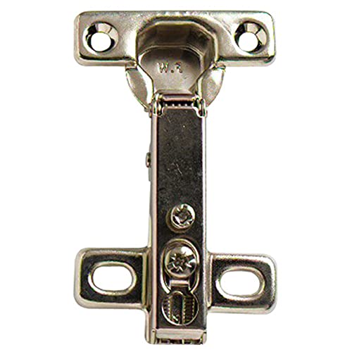 Bulk Hardware bh06239 Kabinett Scharnier 26 mm 95 Grad Kreuzschlitz ZP zum Aufschieben Full Overlay, Set 20 Stück von Merriway