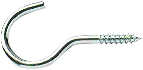 Merriway BH03582 38 mm Glänzend verzinkter schulterloser Haken, Weiß, 5 Stück Merriway BH03582 38 mm Glänzend verzinkter schulterloser Haken, Weiß, 5 Stück von Merriway