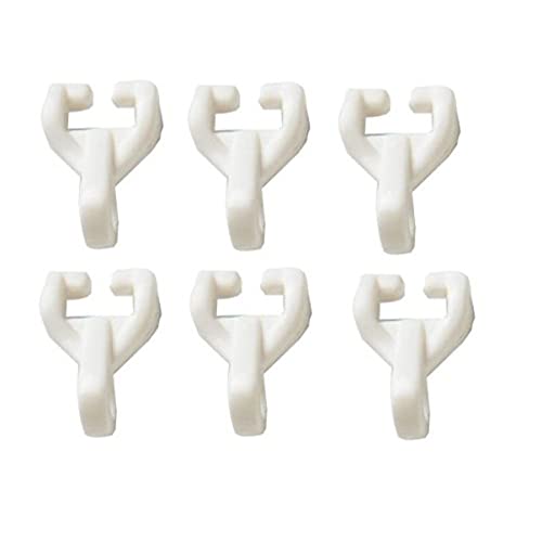 Merriway BH03627 Gardinengleiter für Swish Twin-/Nylo Glide, Weiß, 50 Stück von Merriway