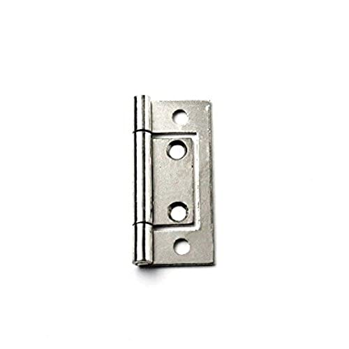 Merriway BH03825 38 mm Glänzend verzinktes bündiges Scharnier, Weiß, 2 Stück Merriway BH03825 38 mm Glänzend verzinktes bündiges Scharnier, Weiß, 2 Stück von Merriway