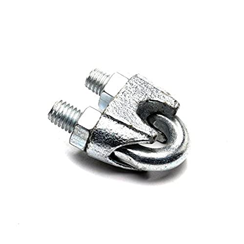 Merriway BH04212 3 mm Drahtseilklemme, Weiß, 6 Stück Merriway BH04212 3 mm Drahtseilklemme, Weiß, 6 Stück von Merriway