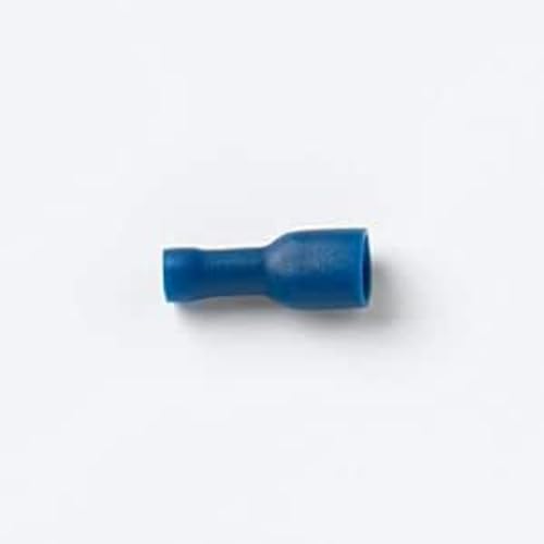 Merriway BH07511 Crimpstecker, 15 A, 6,3 mm Buchse, voll isoliert, Blau von Merriway