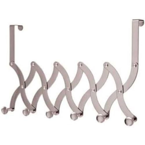 Merriway Türhänger im expandierenden Konzertina-Stil mit sechs glänzenden Chromhaken, BH04692 Merriway Türhänger im expandierenden Konzertina-Stil mit sechs glänzenden Chromhaken, BH04692 von Merriway