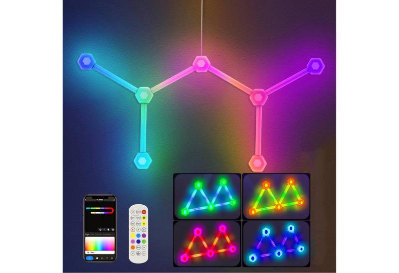 Merry 2024 LED Dekolicht LED Wandleuchte LED RGB Dekolicht, WIFI-APP, Musik-Synchronisation von Merry 2024