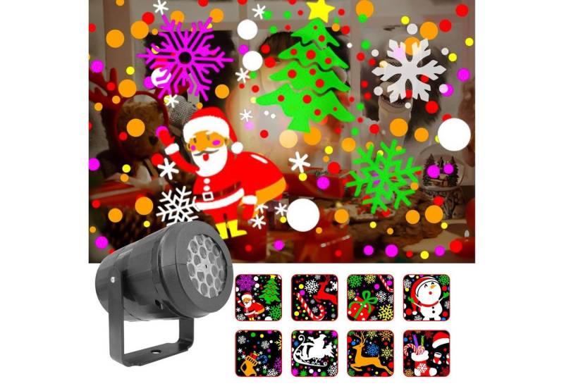 Merry 2024 Projektionslampe LED Projektorlampe Weihnachten,LED Dekolicht Projektionslicht, Normaler Stil, LED-Sternenhimmel von Merry 2024