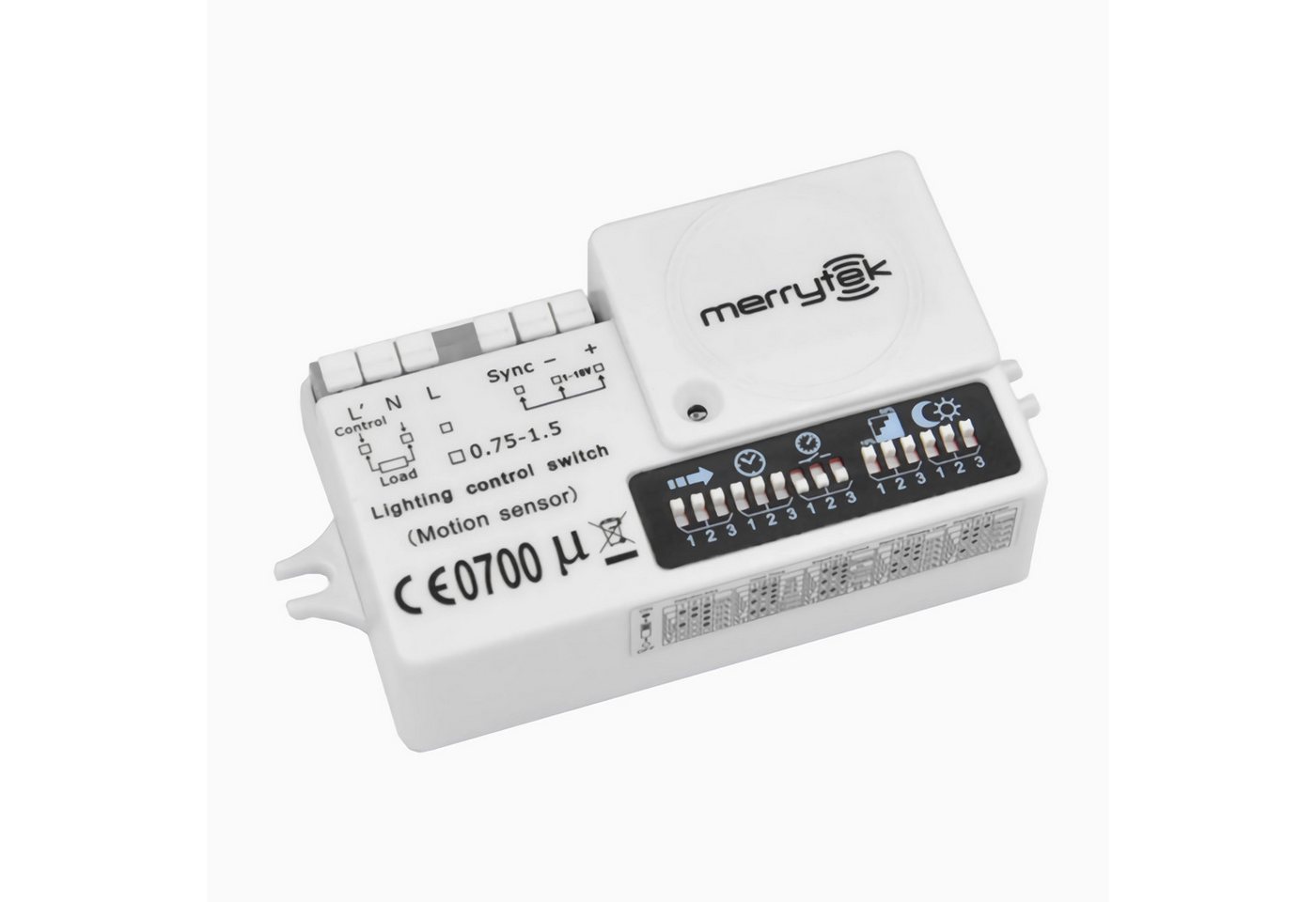 Merrytek Bewegungsmelder L04 MC003VC Merrytek Mikrowellen Bewegungsmelder Cluster Dimmbar 230V Merrytek Bewegungsmelder L04 MC003VC Merrytek Mikrowellen Bewegungsmelder Cluster Dimmbar 230V von Merrytek
