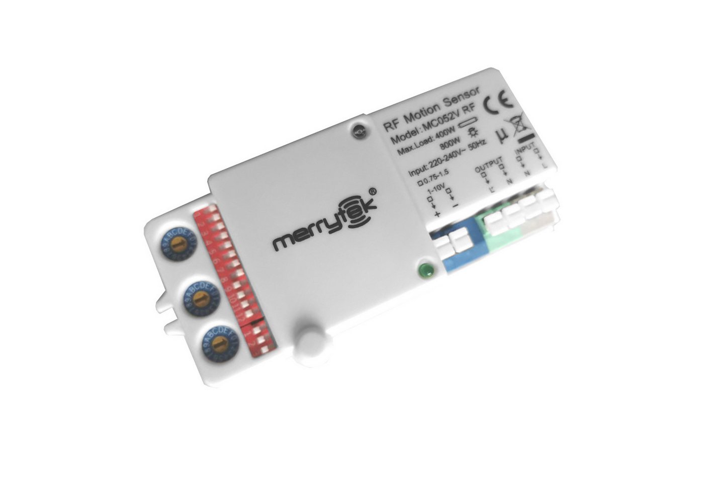Merrytek Bewegungsmelder MC052VRF Mikrowelle Bewegungsmelder mit RF-Funknetzwerk, Dimmfunktion Merrytek Bewegungsmelder MC052VRF Mikrowelle Bewegungsmelder mit RF-Funknetzwerk, Dimmfunktion von Merrytek