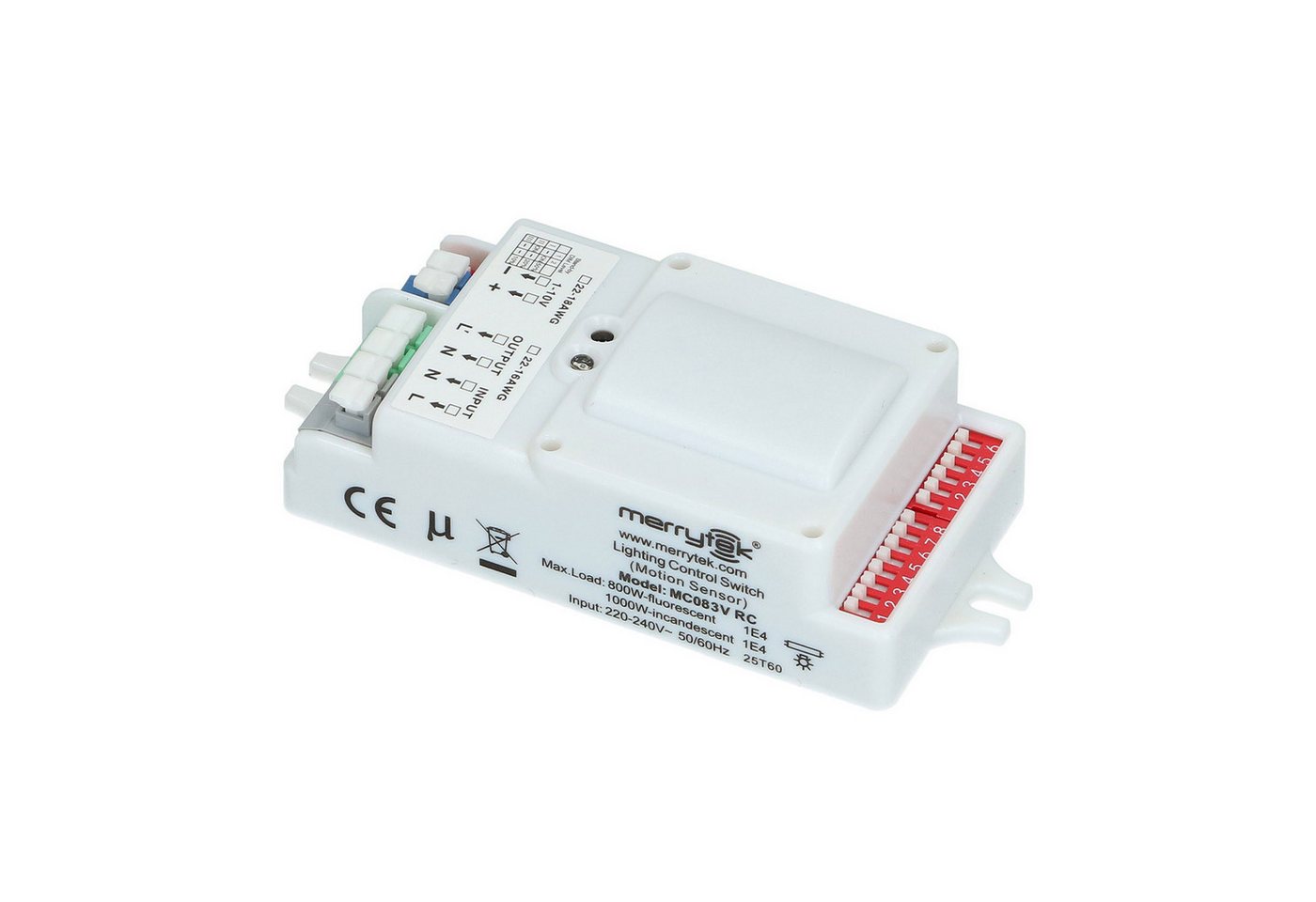 Merrytek Bewegungsmelder MC083VRC Merrytek 1–10V Bewegungsmelder Dimmbewegung Tageslichtsensor von Merrytek