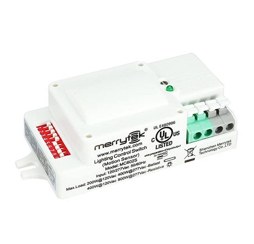 Merrytek Bewegungsmelder Merrytek MC602S Mikrowellen Bewegungssensor Bewegungsschalter Sensor von Merrytek