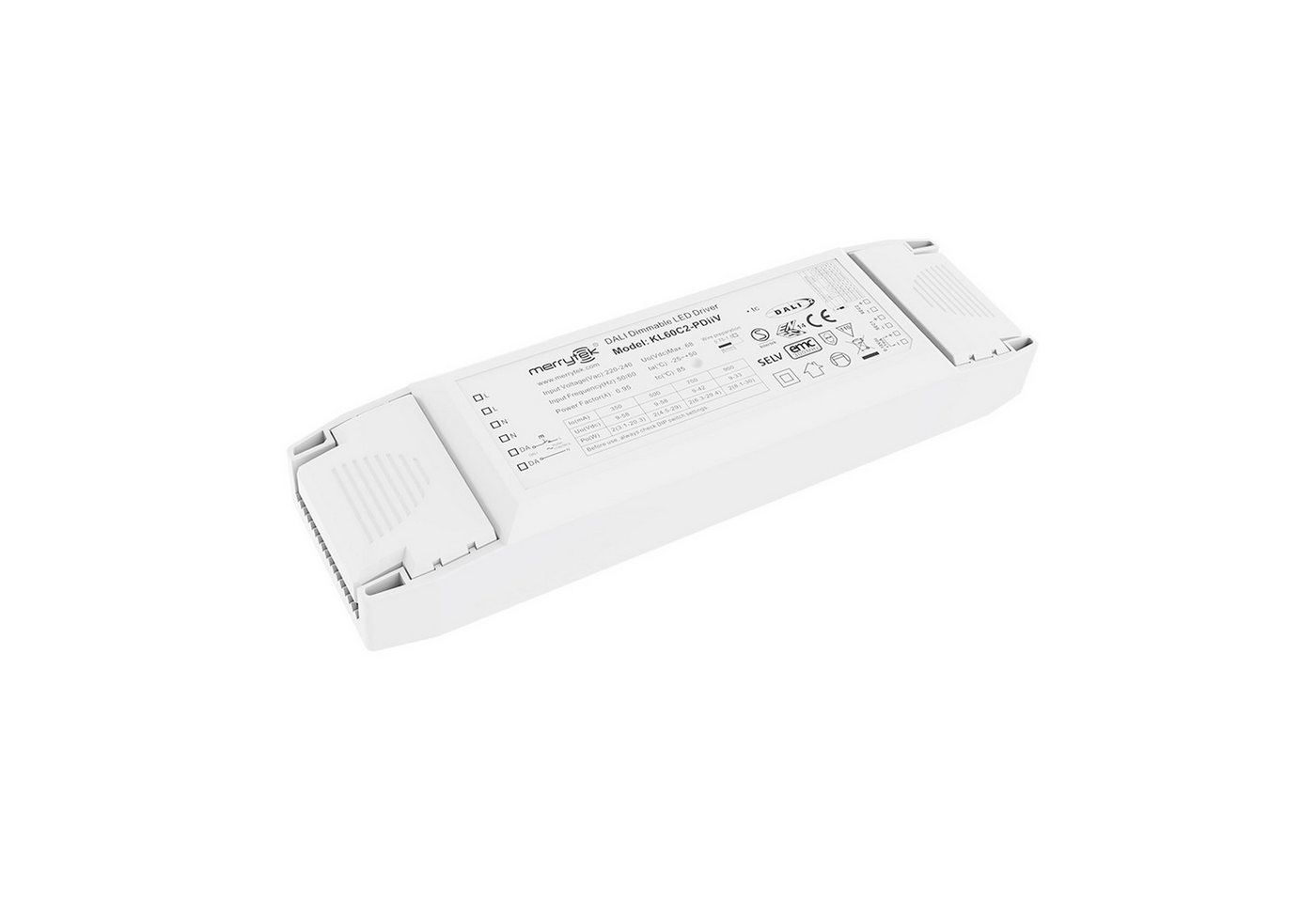 Merrytek KL60C2-PDiiV Merrytek 60W DALI 1-10V pushDIM dimmbar LED-Treiber f LED LED Trafo Merrytek KL60C2-PDiiV Merrytek 60W DALI 1-10V pushDIM dimmbar LED-Treiber f LED LED Trafo von Merrytek