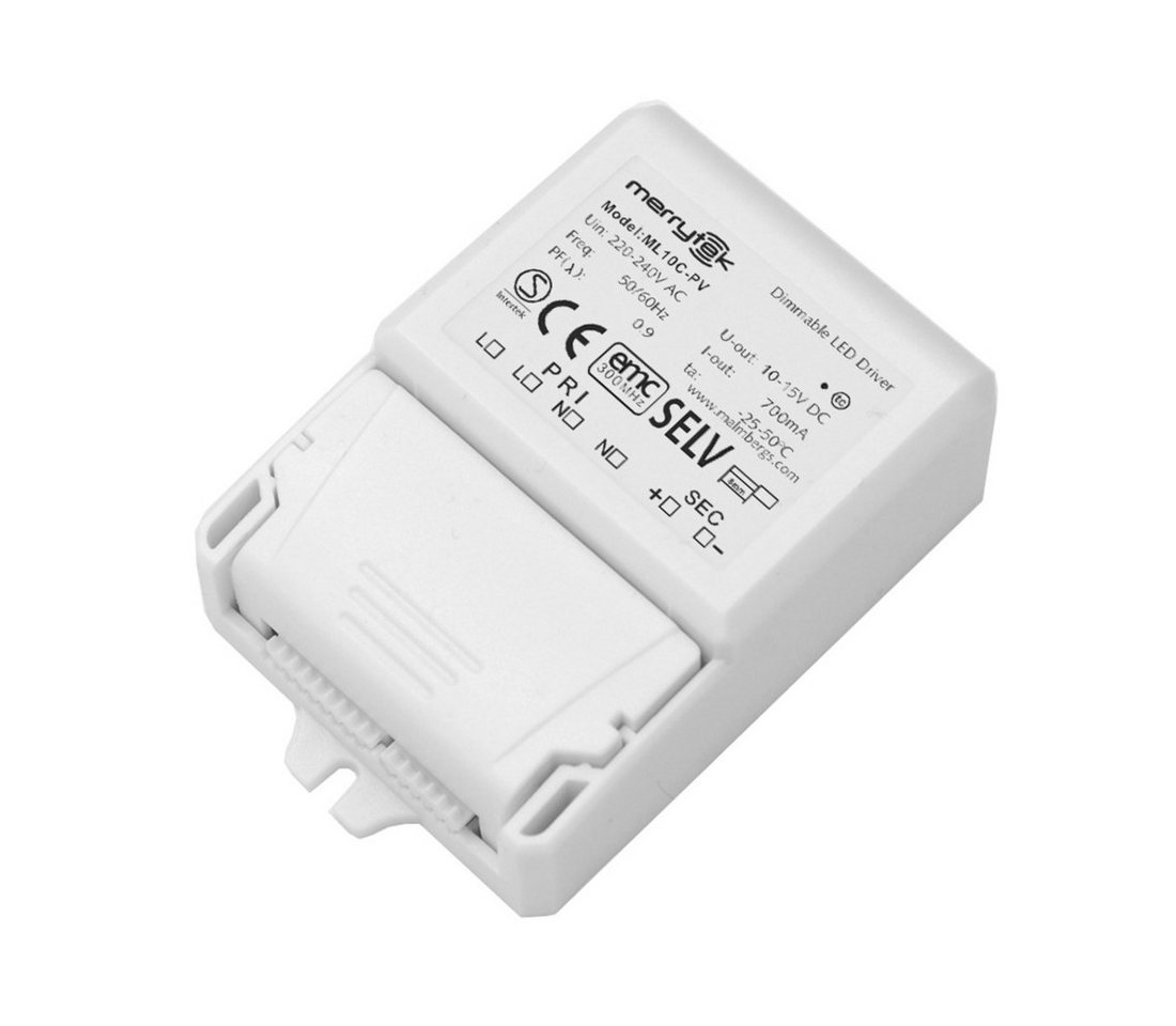 Merrytek ML10C-PV 10W 1-10V push DIM dimmbar LED-Treiber Netzteil für LED Lampe LED Trafo Merrytek ML10C-PV 10W 1-10V push DIM dimmbar LED-Treiber Netzteil für LED Lampe LED Trafo von Merrytek