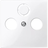 Merten - Abdeckung SAT-Steckdose System m, 1-M, M-Smart, M-Plan, M-Creativ Polarweiß glänzend 296719 von Merten
