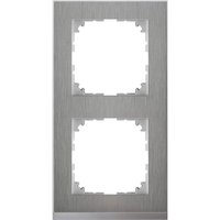 M-Pure, Decor Rahmen, 2-fach, Edelstahl M-Pure, Decor Rahmen, 2-fach, Edelstahl von Merten