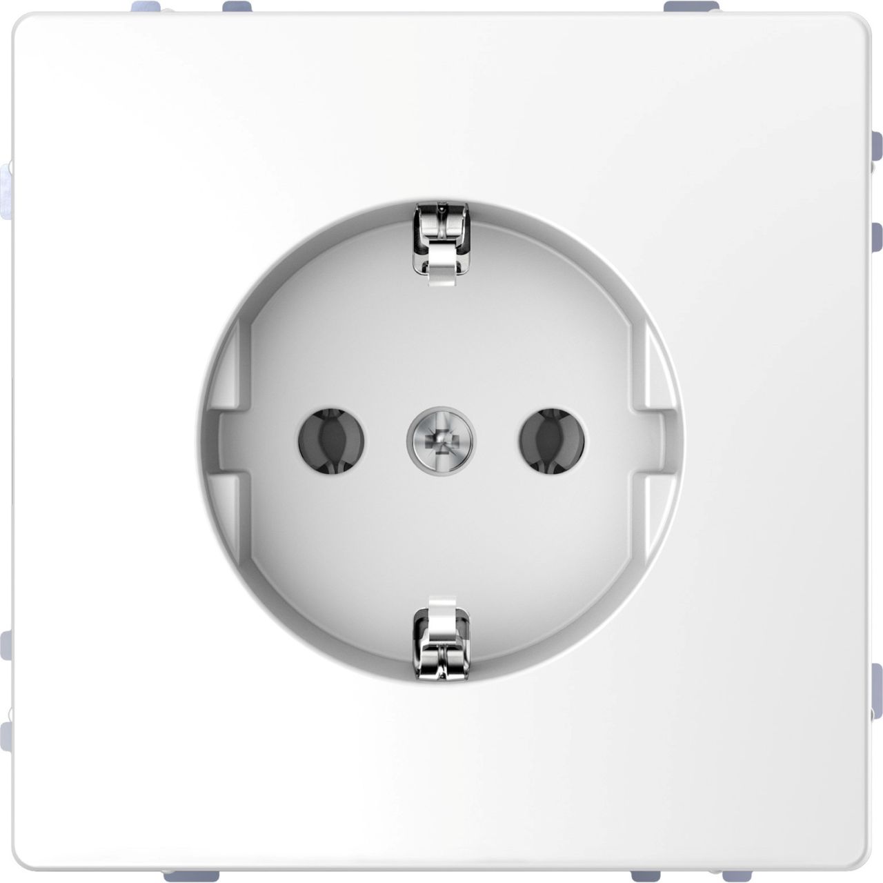 Merten Schutzkontakt-Steckdose System Design, Lotosweiß, MEG2301-6035 von Merten