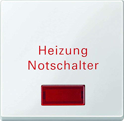 Merten, 432919 Wippe für Heizungs-Notschalter, polarweiß glänzend, System M von Merten