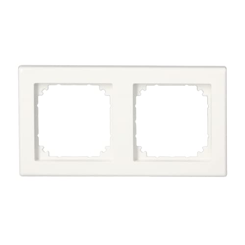 Schneider Electric Merten M-Smart-Rahmen für Steckdosen und Schalter, 2-fach, 8,1cm x 1,4cm, IP20, polarweiss glänzend, Artikelnummer 478219 Schneider Electric Merten M-Smart-Rahmen für Steckdosen und Schalter, 2-fach, 8,1cm x 1,4cm, IP20, polarweiss glänzend, Artikelnummer 478219 von Schneider Electric