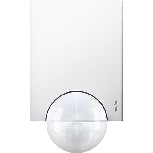 Schneider Electric Merten 565219 ARGUS Bewegungsmelder Innen und Außenbereich 220 Basic, IP55, 360° Nahfeldbereich, polarweiß von Merten