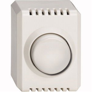 Merten 571619 Aufputz-Dimmer für ohmsche Last, 60-600 W, Halogen 500 W, polarweiß von Merten