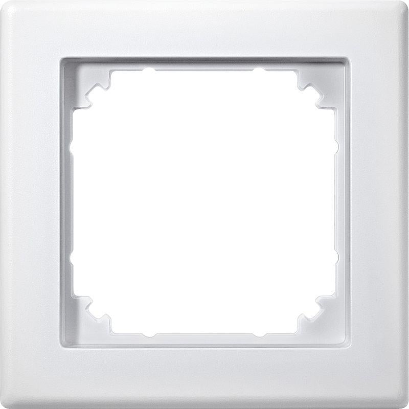 Merten Abdeckrahmen 1-fach Serie M-Smart polarweiß matt 484119 von Merten