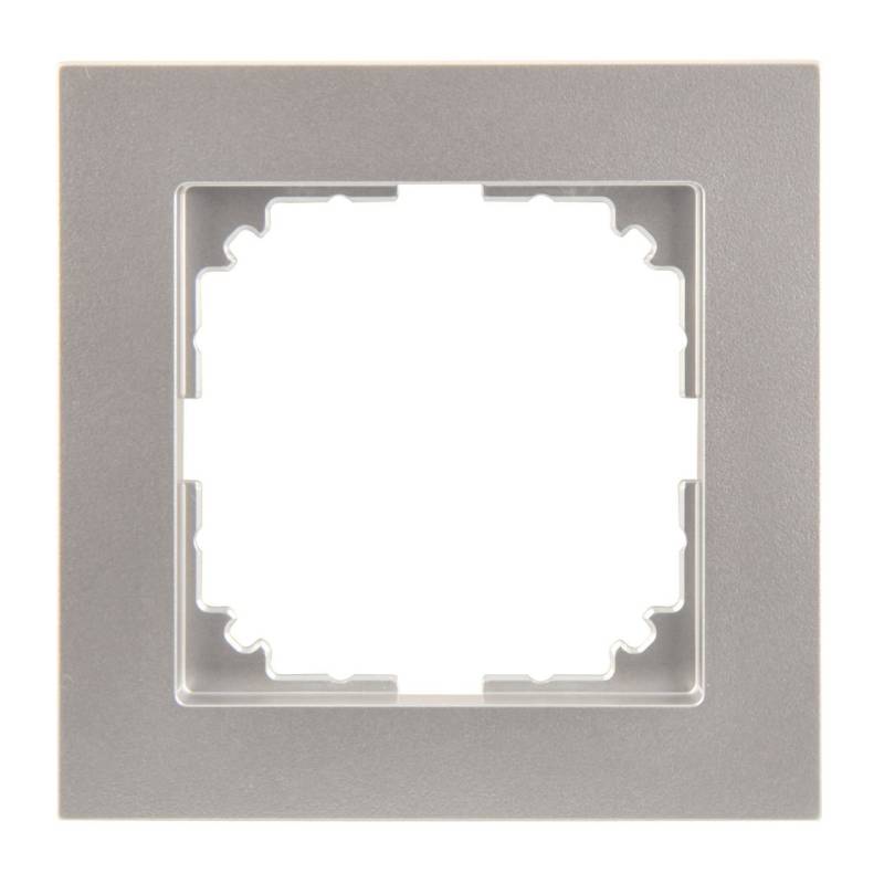 Merten Abdeckrahmen 1fach Serie M-Pure, Aluminium, MEG4010-3660 von Merten