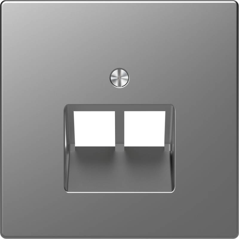 Merten UEA-Abdeckung Serie Design, edelstahl, MEG4522-6036 von Merten