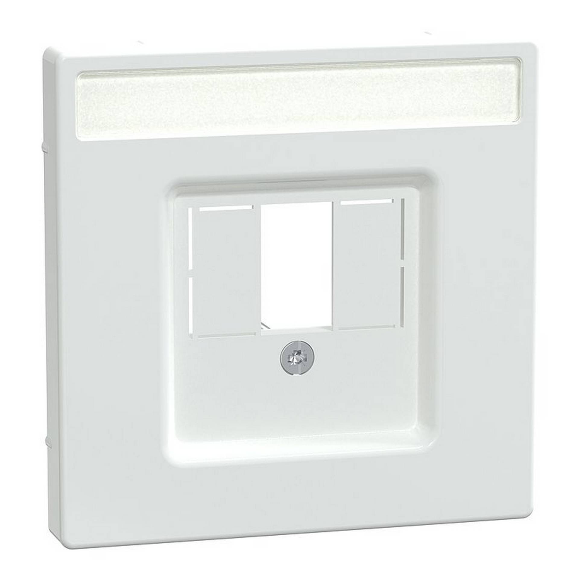 Merten Abdeckung 'System Design' für TAE- Einsatz mit Schriftfeld lotosweiß glänzend 7,1 x 7,1 cm Merten Abdeckung 'System Design' für TAE- Einsatz mit Schriftfeld lotosweiß glänzend 7,1 x 7,1 cm von Merten