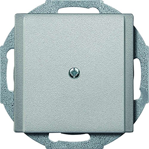 Merten 295660 Zentralplatte Leitungsauslass, aluminium, System M von Merten