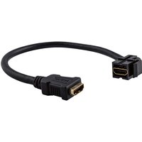 Merten HDMI-Keystone m.Kabelpeitsche sw MEG4583-0002 von Merten