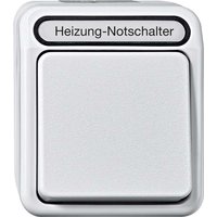 Merten Heizungs-Notschalter 1-polig, lichtgrau MEG3448-8029 von Merten